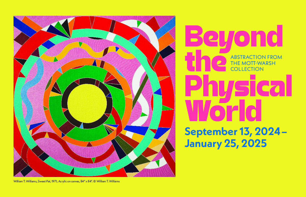 MW Gallery's current exhibit, 'Beyond the Physical World: Abstraction from the Mott-Warsh Collection.' 