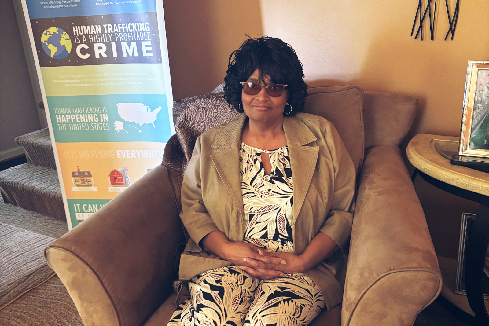 Mrs. Brenda Anderson discusses her community work in the Sarvis Park neighborhood, her nonprofit organization, and her mission to combat human trafficking. 