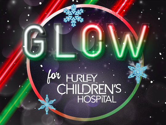 The 'GLOW' event returns to bring holiday cheer to young patients at Hurley Children’s Hospital on Thursday, Dec. 12, 2024.