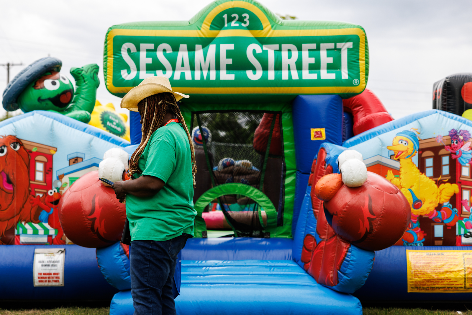 Bounce houses, BBQ, vendors, and more made Sarvis Park's Juneteenth celebration come alive on June 8, 2024.