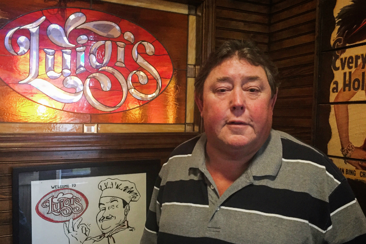 Kirk Laue and his business partner Tom Beaubien took over ownership of Luigi's in 1995.