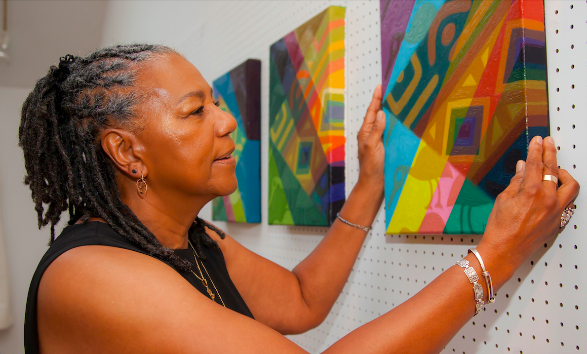 Renowned painter and Michigan native Lula Mae Blocton will discuss the art of color and abstraction on Saturday, Jan. 4, at MW Gallery in Downtown Flint. 