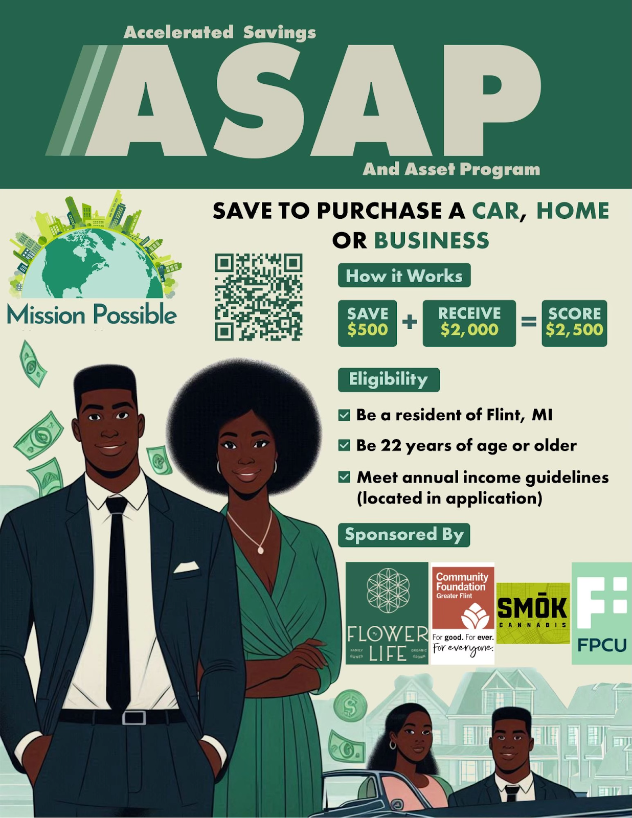 The Accelerated Savings and Asset Program is helping Flint residents save money.