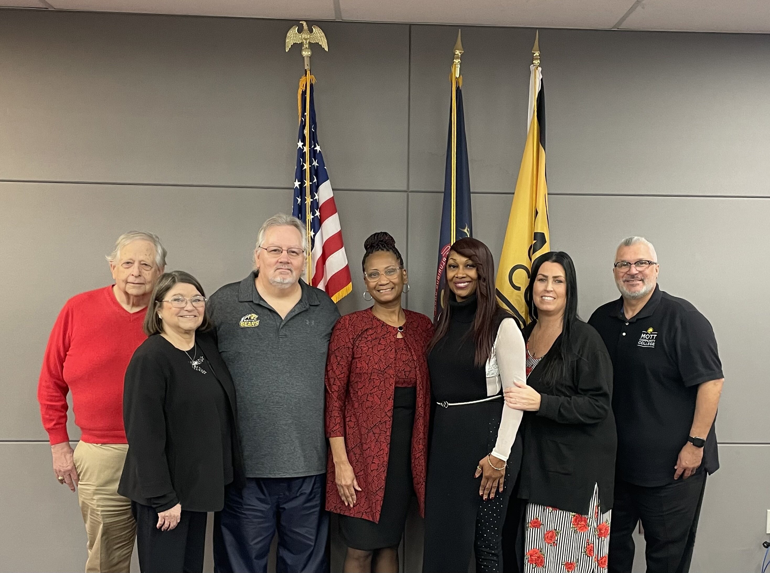 On Monday, Jan. 27, Mott Community College welcomed two new members to its Board of Trustees and re-elected another during an official swearing-in ceremony.