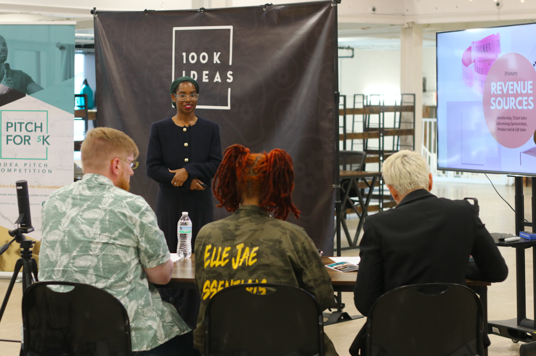 During 100K Ideas 'Pitch for $K' event, local presenters will share their business ideas with judges and a live audience for a chance to win up to $5,000.