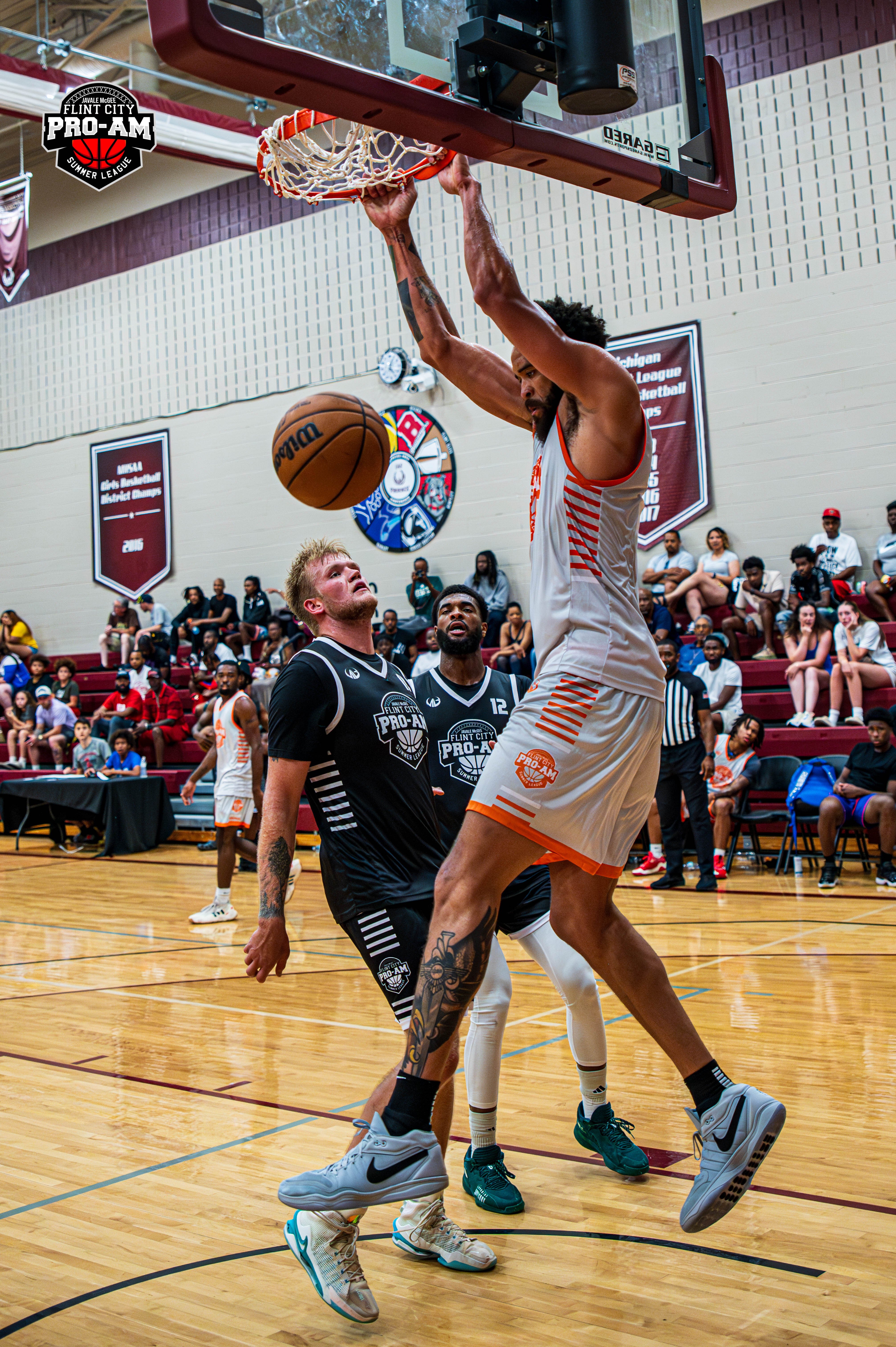 Flint native and Sacramento Kings Center JaVale McGee made a special appearance at his 2024 Flint City Pro-Am.