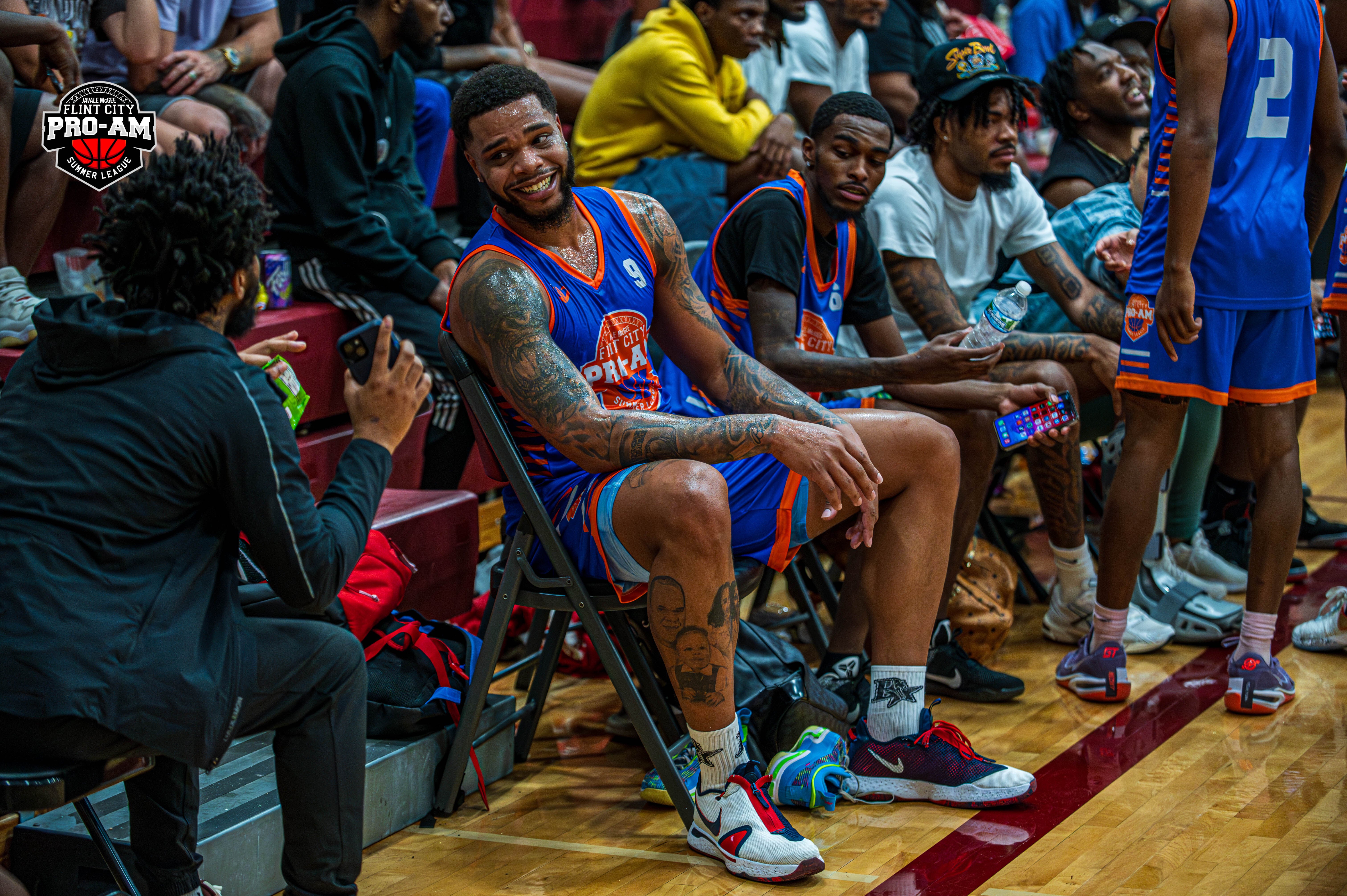 Flint native and Charlotte Hornets Small Forward Miles Bridges made a special appearance at the JaVale McGee 2024 Flint City Pro-Am.