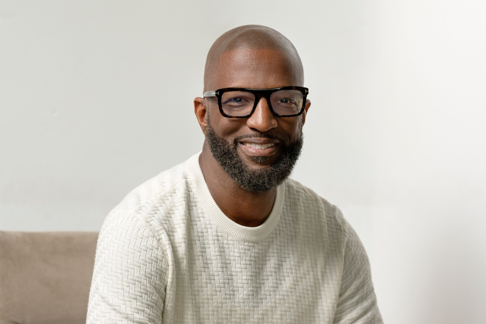 Rickey Smiley is all smiles for his upcoming Rickey Smiley and Friends show at the FIM Whiting Auditorium in downtown Flint. 