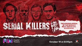 Criminologist, author, and serial killer expert Dr. Scott Bonn brings his educational and entertaining 'Serial Killers' show to the FIM Capitol Theatre on Saturday, Oct. 19, 2024.